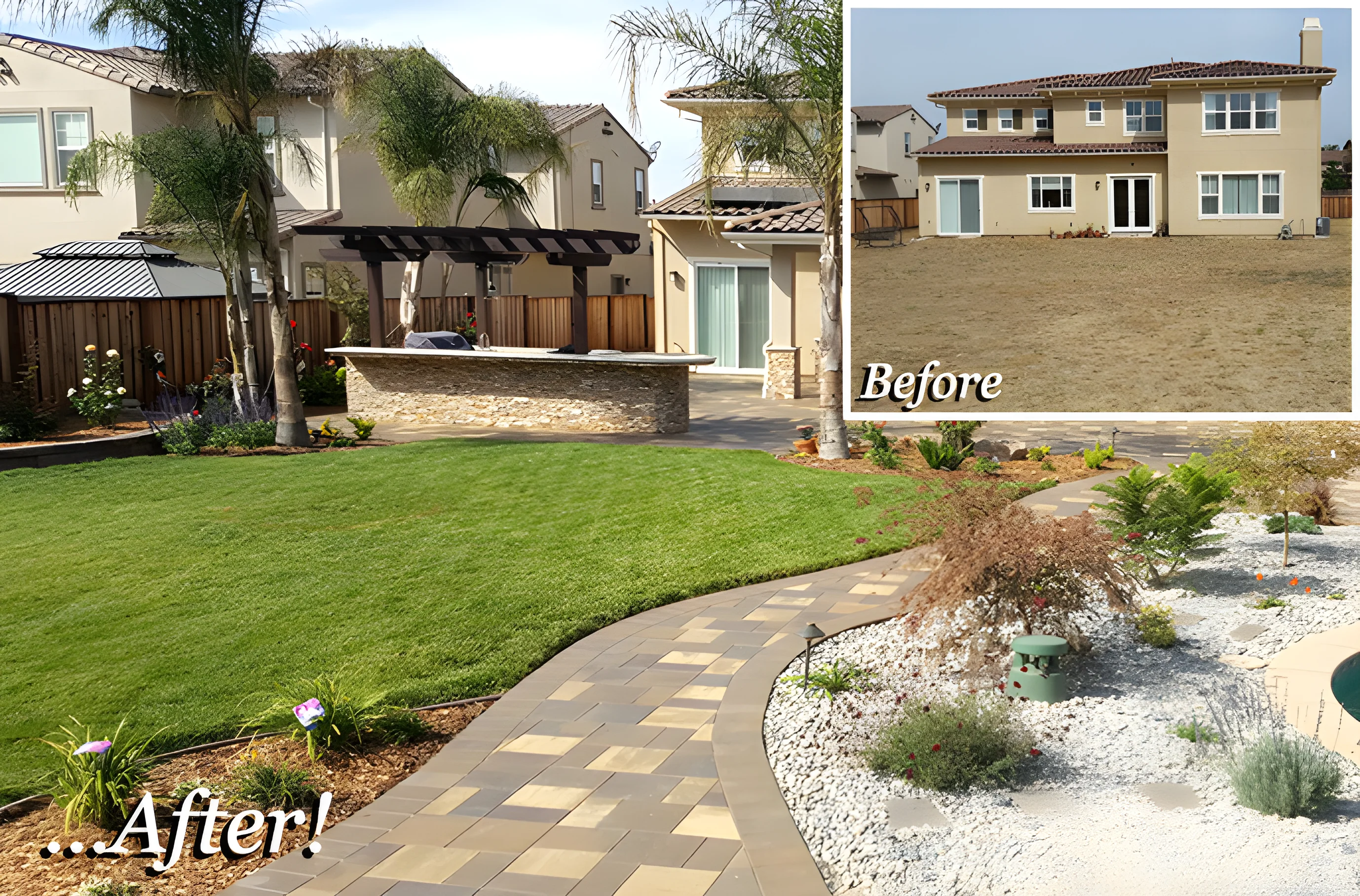 Transformations by Black Diamond Paver Stones & Landscape