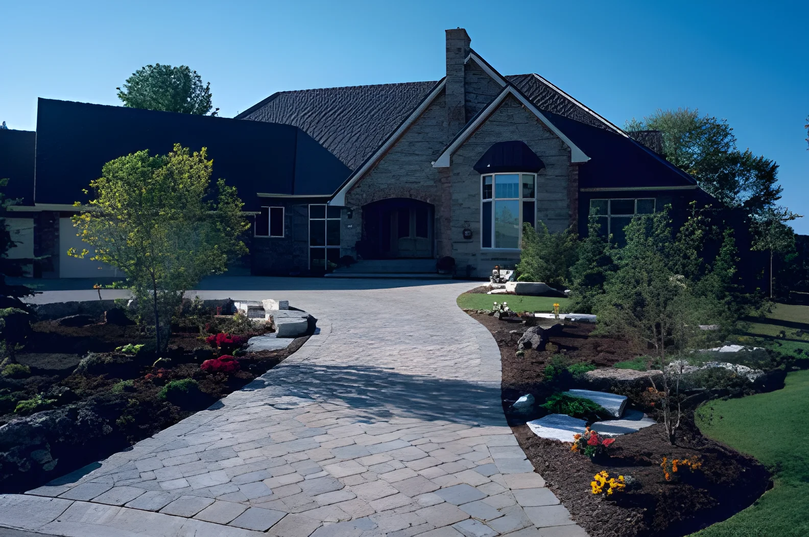 Landscape Design by Black Diamond Paver Stones & Landscape