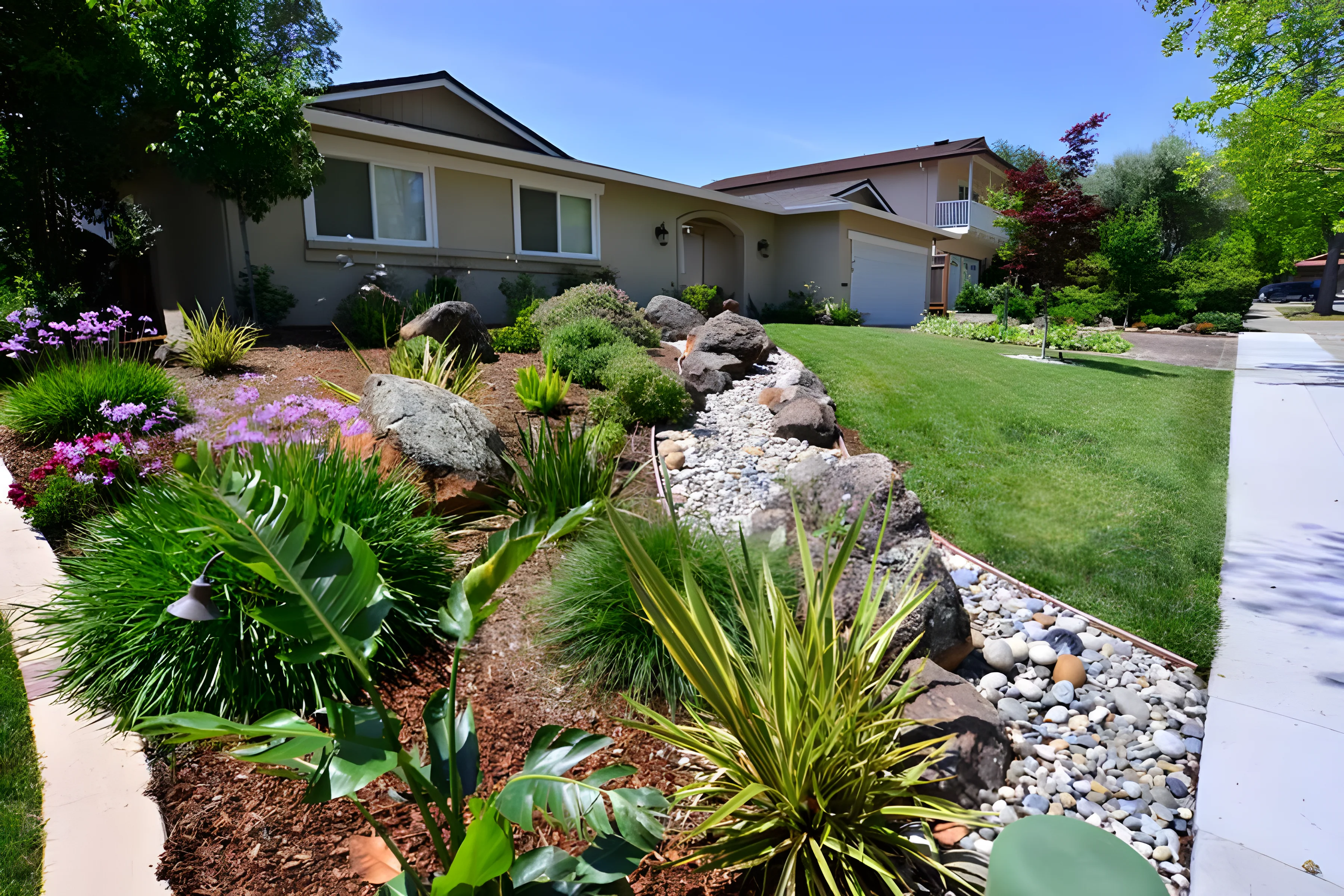 Landscape design and installation in Sacramento