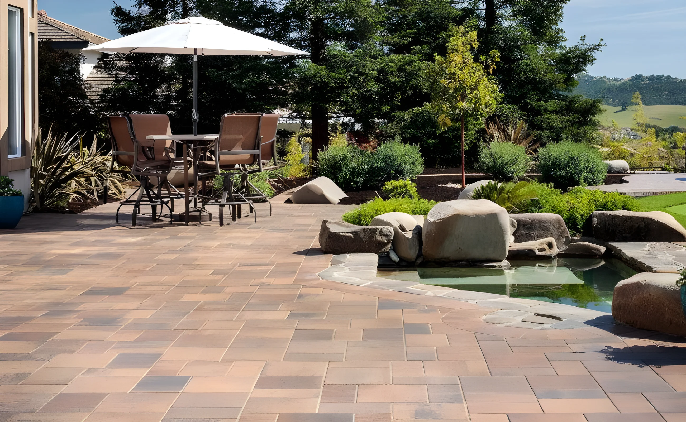 Paver patio design and installation in Sacramento