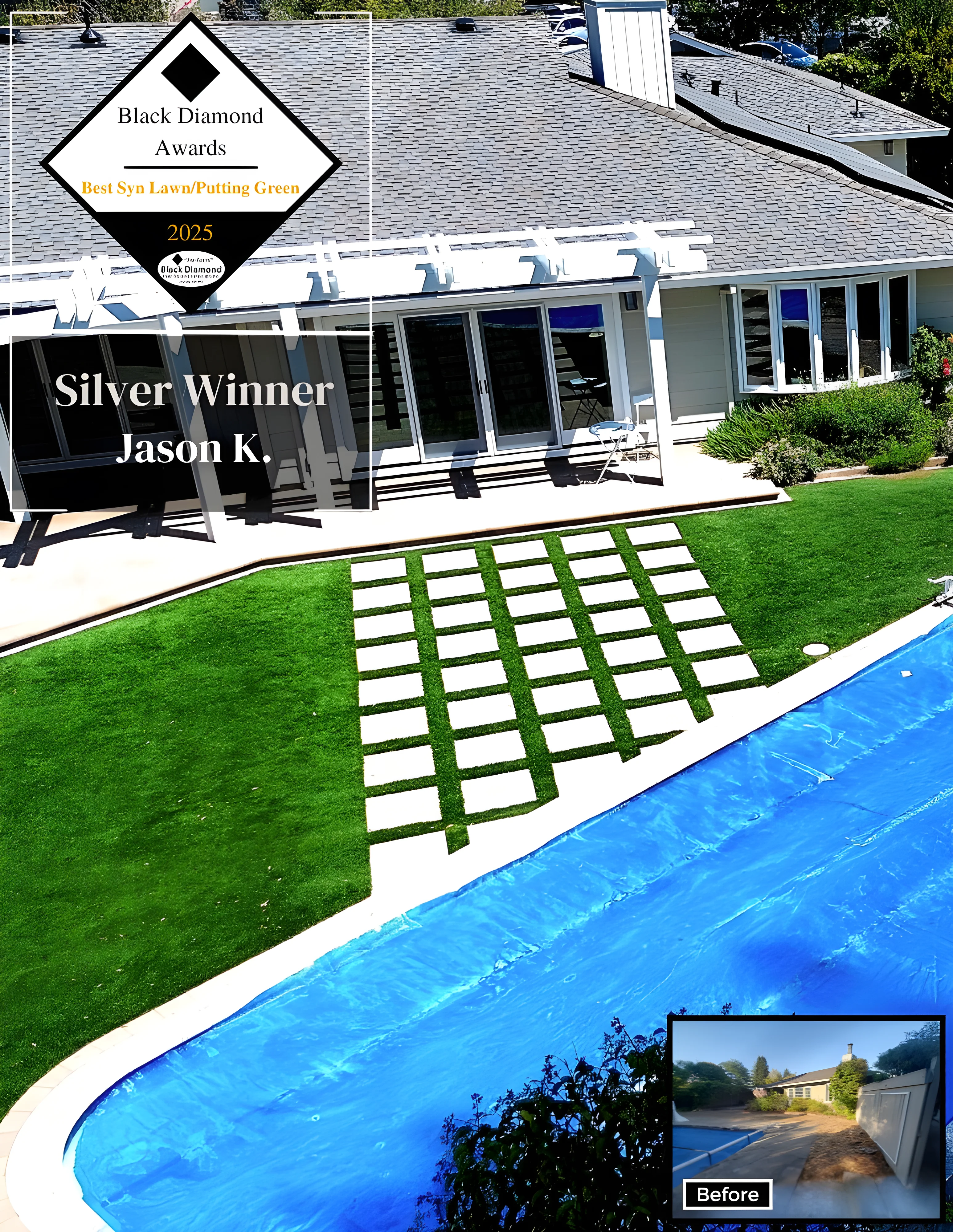 2025 Best Synthetic Lawn — Jason K.